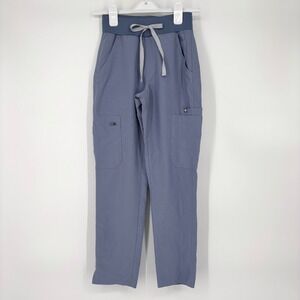 FIGS Technical Collection‎ XXS Petite Heather Indigo Women's Scrub Pants